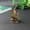 Mini Elephant God Figure Sculpture Vintage Elephant Hindu God Figurines Ganesha Statue  Cabinet