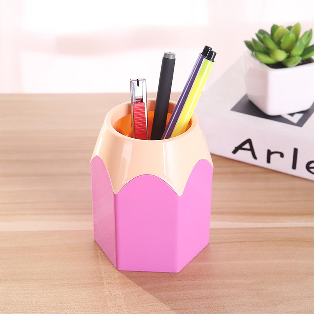 Desktop Storage Pen Holder Pencil Pot Pen Holder Stationery Storage