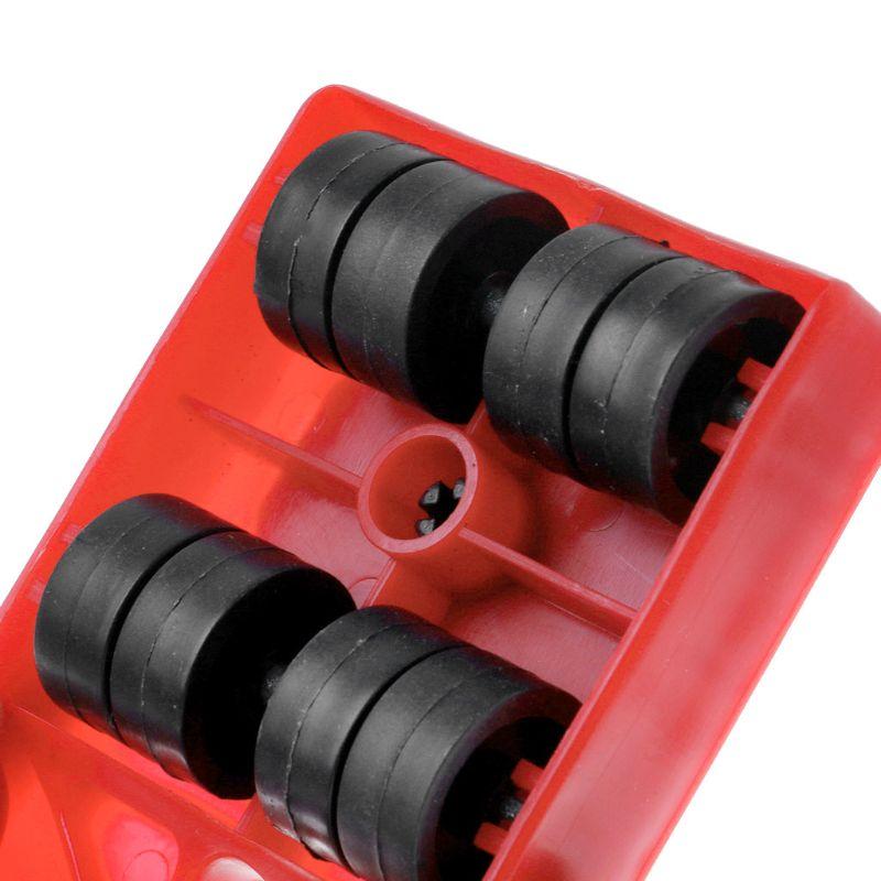 4 шт., инструмент для перемещения мебели, транспортный переключатель, движущееся колесо, слайдер для удаления ролика, тяжелый