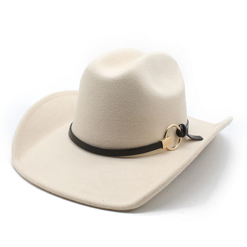 Цилиндрическая шляпа в стиле вестерн, ковбойская шляпа для мужчин и женщин, рыцарская шляпа, джазовая шляпа, дорожный козырек с большими полями, защита от солнца