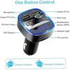 TRANSMETTEUR FM DE VOITURE Bluetooth Transmetteur FM Bluetooth Adaptateur sans fil voiture lecteur mp3 C57 charge rapide Radio v102