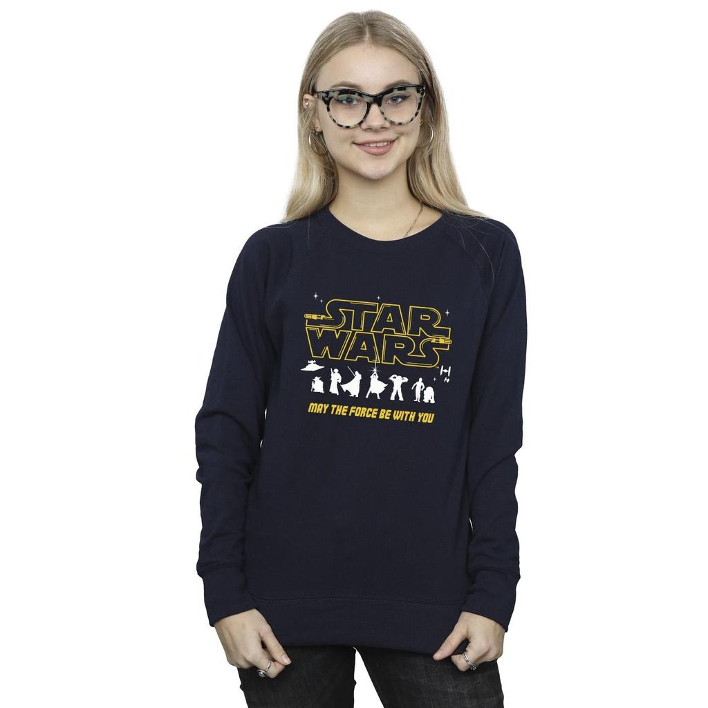 Star Wars Womens/Ladies Silhouettes Force Sweatshirt