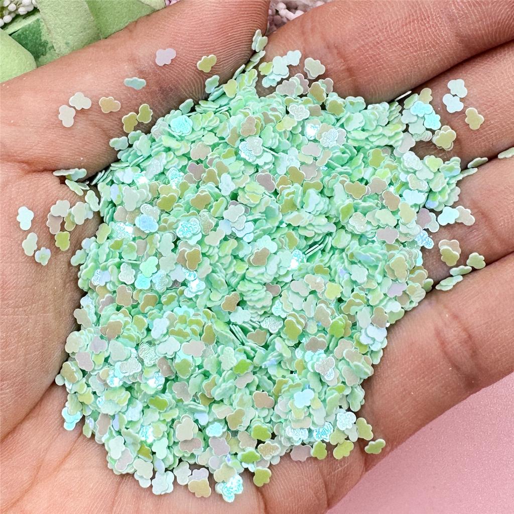 Декор для вечеринки, акриловые мини-блестки, 1000 шт., модные аксессуары из ПВХ, милые облачные аксессуары 2,5*3,2 мм