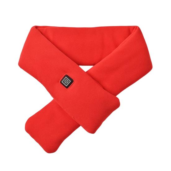 Heated Scarf Waterproof Fabric Fast Heating Electric Heated Scarf Rechargeable 3 Temp Settings Winter Scarf