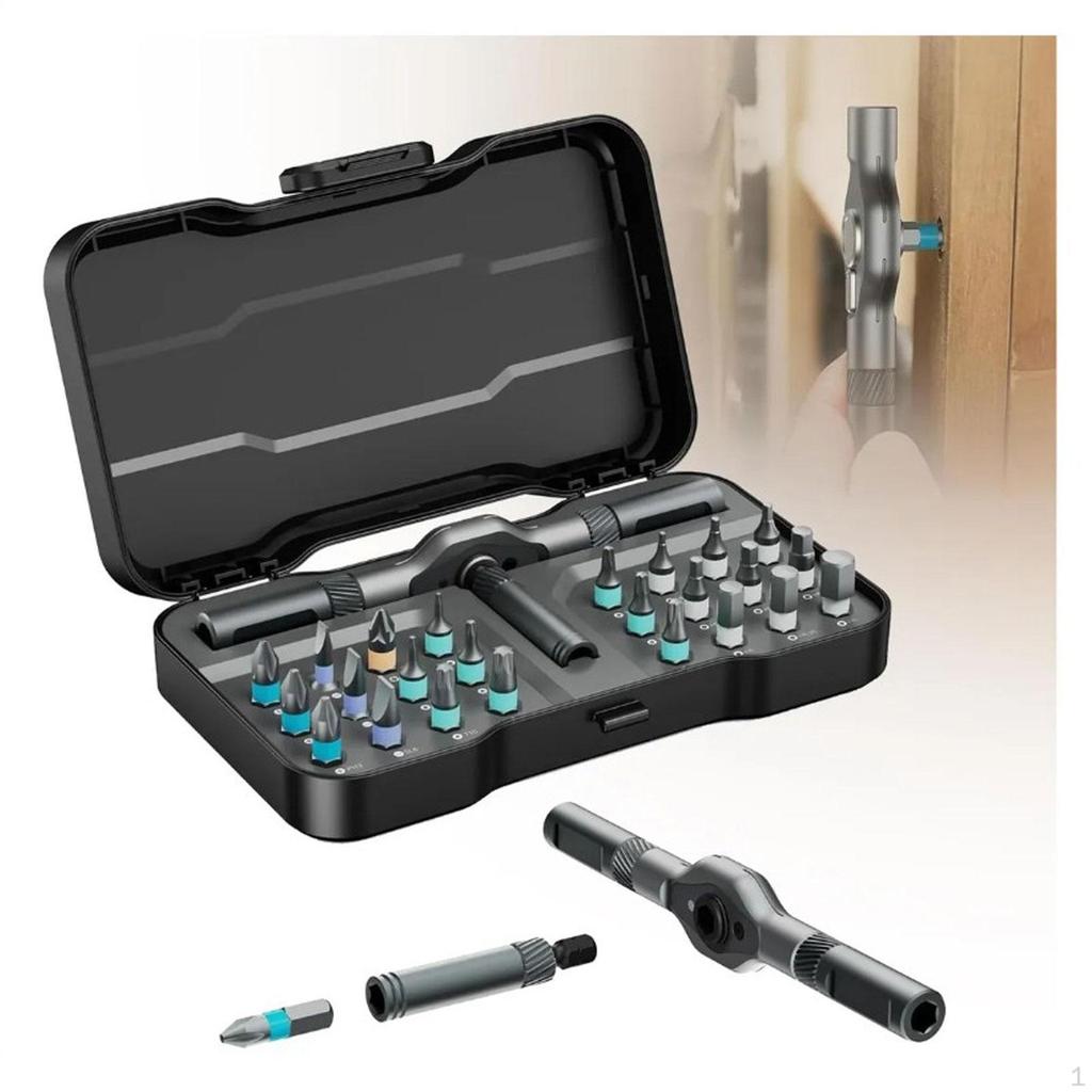 Магнитный набор отверток 24 в 1 для ремонта и сборки мебели