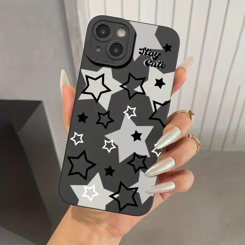 Five-pointed Star Protective Phone Case For Samsung Galaxy S23 S22 S21 S20 Ultra Plus FE A14 A34 A54 A13 A33 A53 A32 A52s Cover