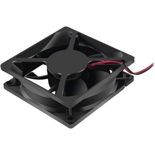 80mm DC Fan, 12V, Computer Fan, 80mm 2-Pin XH 2.54, 8025 High Performance Cooling Fan, 4500RPM, 2-Pack
