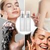 Frosted Glass Bottle: 120ml 2-Pack Refillable Cosmetic Container - Press Silver Pump Dispenser for Travel Home Skincare Storage