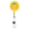 Practical Flower Fruit Doctor Nurse Clip Retractable Keychain ID Card Badge Holder Badge Reel Clip
