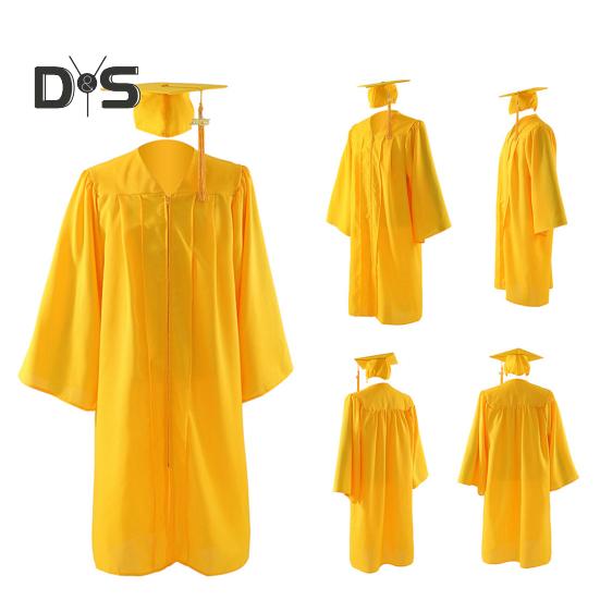 Выпускной мантии, шапочка с кисточками, комплект для выпускного 2025 года, костюм для переодевания, академическое платье унисекс для старшей школы и университета