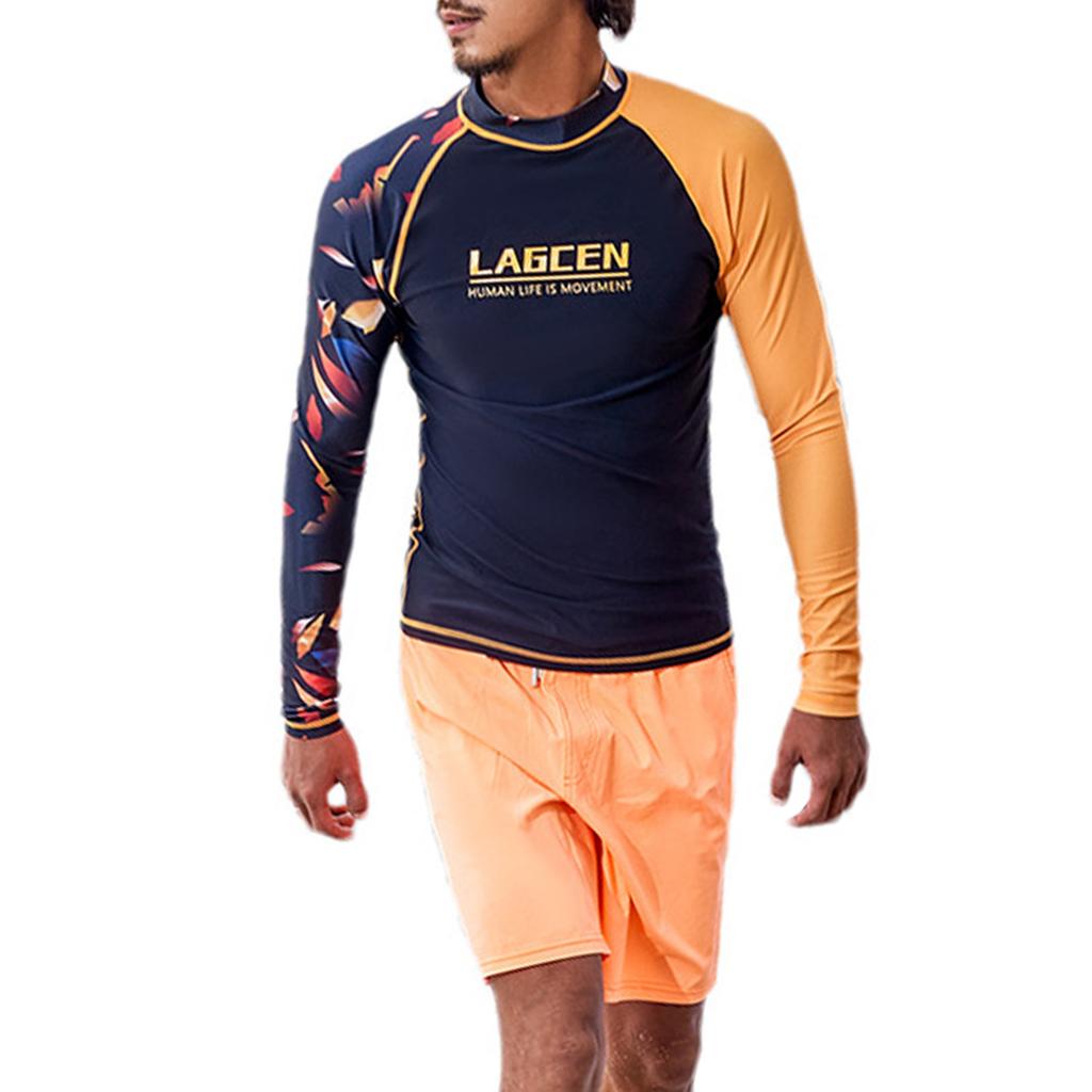 Мужской водолазный костюм, купальник, быстросохнущий купальник с длинными рукавами