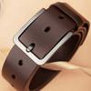 Belt Men'S Leather Casual Simple Pin Buckle Cowhide Belt Trendy Belt Belt Men'S Business Men'S Belt