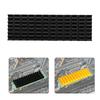 M.2 SSD 2280 PCIE Solid State Drive Heat Sink Cooling Fin 70x22x6mm for DesktopsBlack