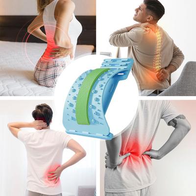 Тренажер для спины, тренажер для талии, регулируемый декомпрессор позвоночника, сколиоз, ишиас, облегчение боли в пояснице, массажер, доска для вытяжения поясницы
