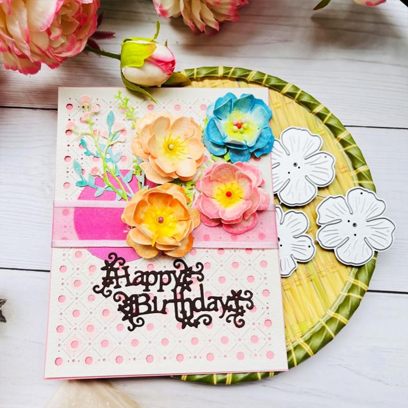 Изысканные металлические вырубные ножи для цветов, эмбоссинг, декоративный трафарет для изготовления подарочных открыток, DIY альбомы для скрапбукинга