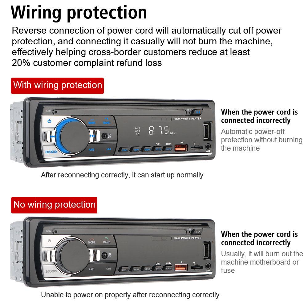 Цифровое BT аудио музыка стерео автомобильное радио автомобильные аксессуары автомобильный MP3-плеер пульт дистанционного управления USB TF FM-приемник