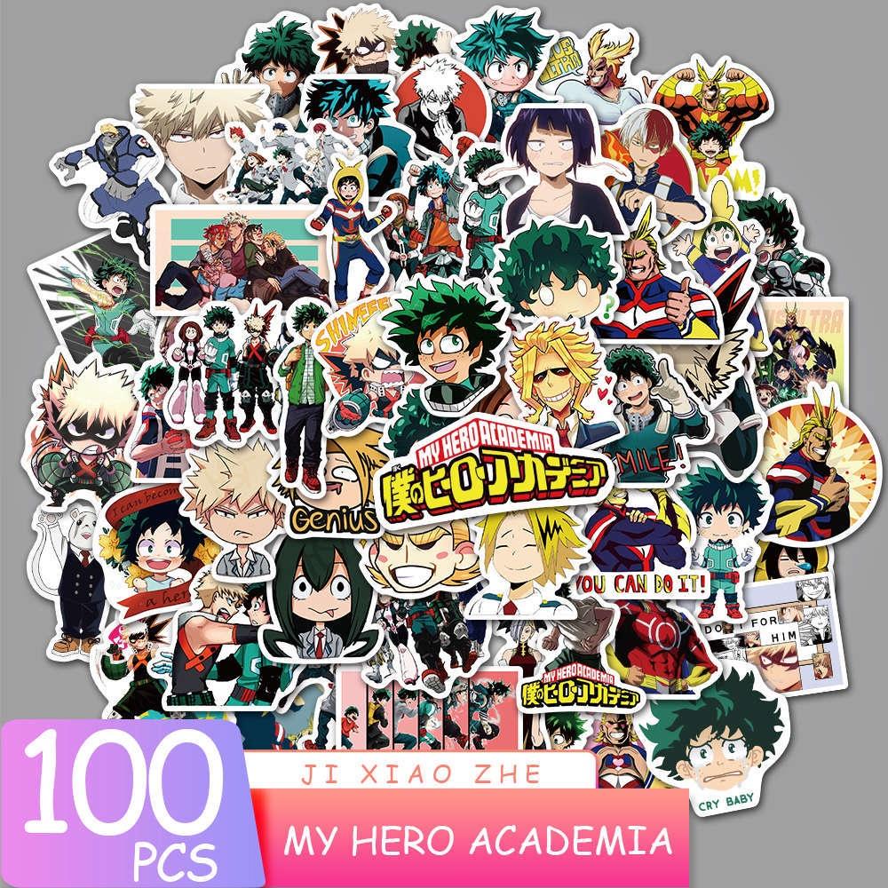 100 штук японских аниме-стикеров с граффити Hunter X Hunter Haikyuu Demon Slayer И многое другое!