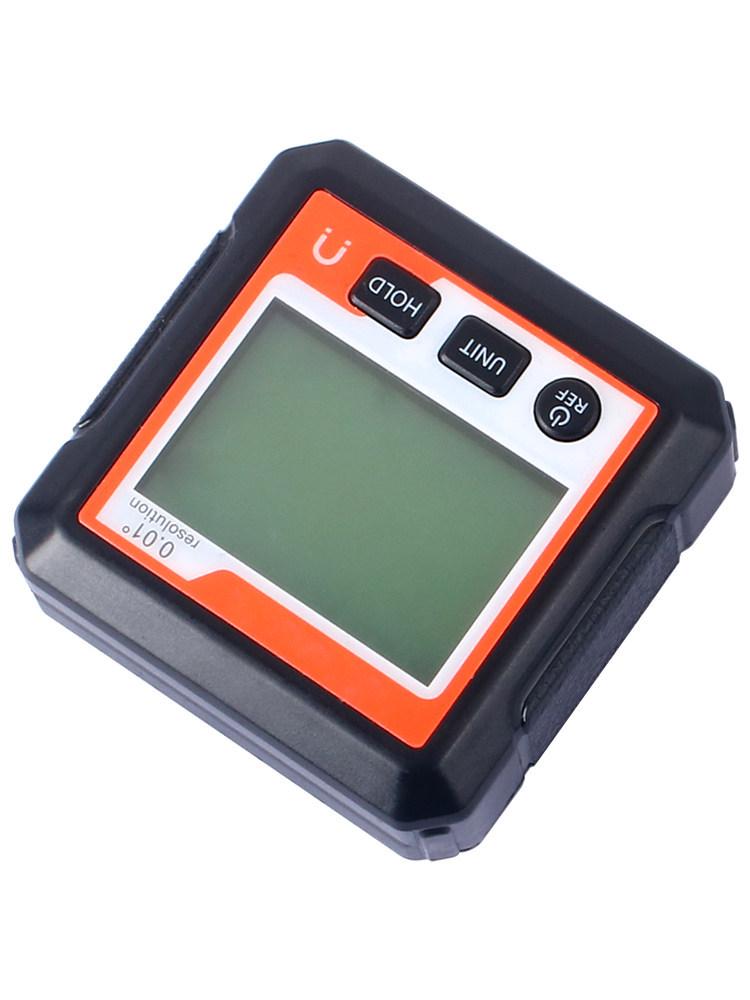 Magnetic Digital Protractor with LCD Display - 90° Portable Angle Finder