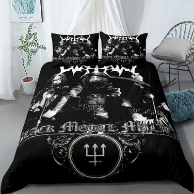 Комплект пододеяльника Watain Band Eu Односпальный Двуспальный Кинг Us Полуторный Полный Королевский Размер Постельные принадлежности