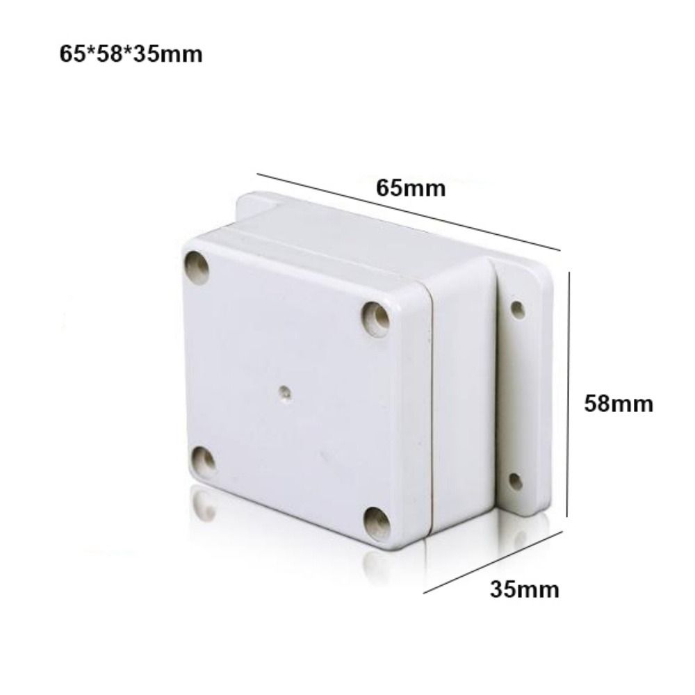 White Black Storage Case ABS Plastic Housing Instrument Case Electronic Supplies