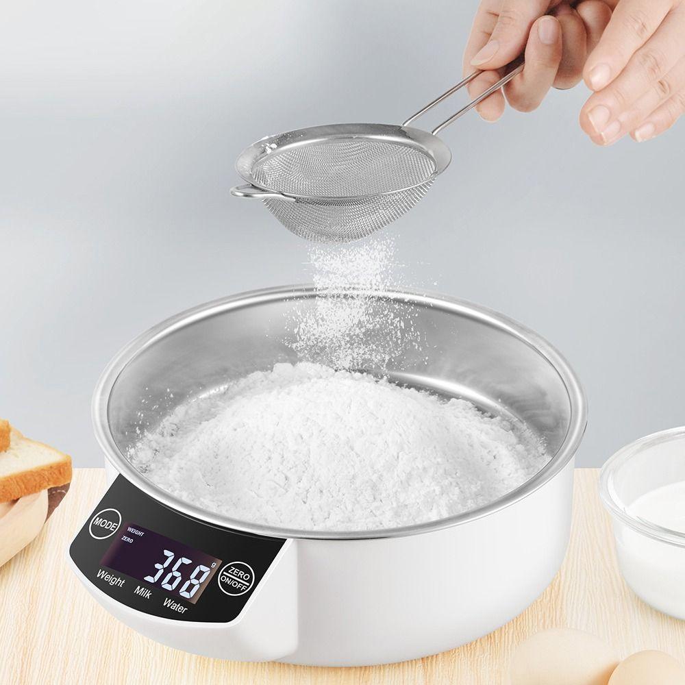 Detachable Digital Bowl Scale LCD Display Kitchen Scale Baking