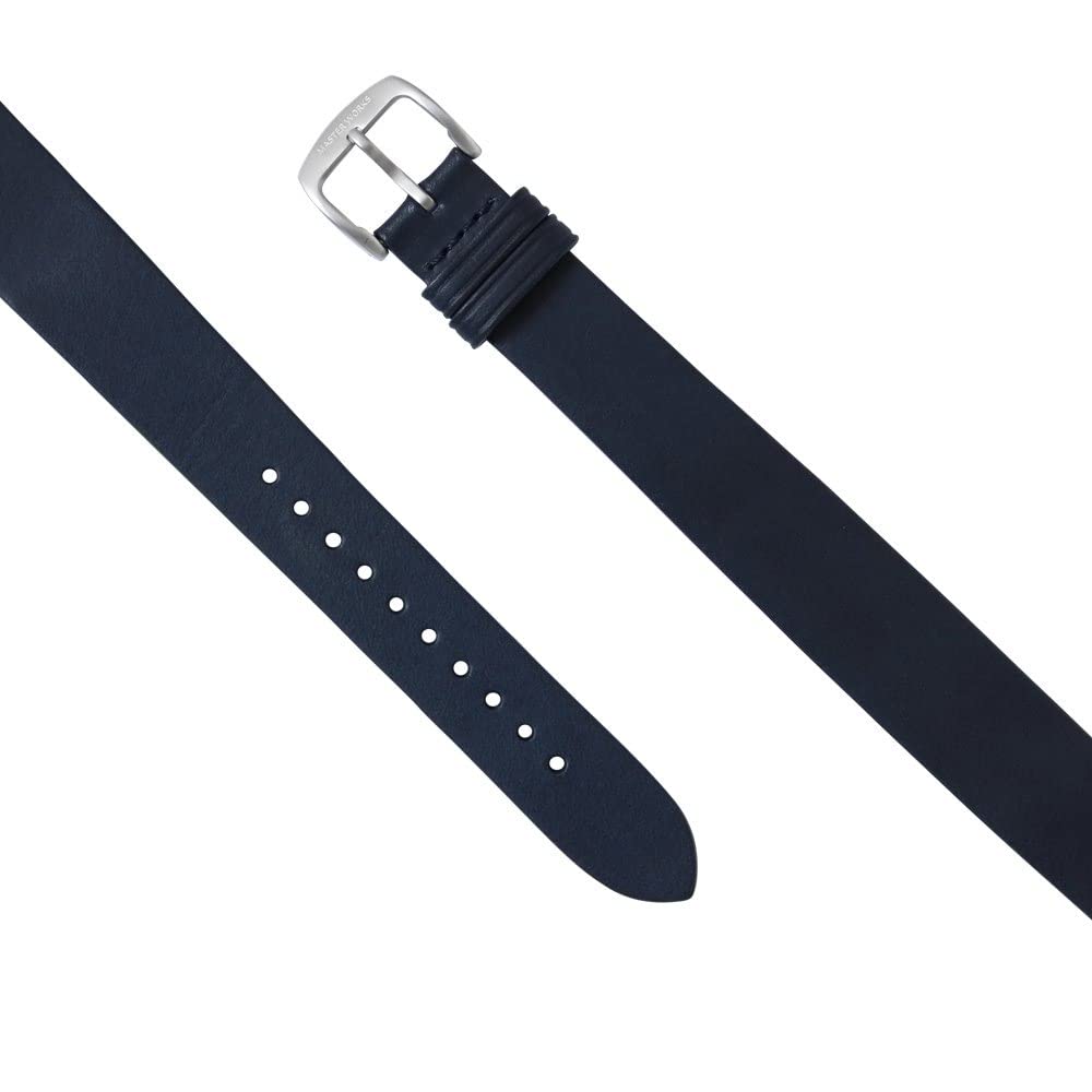 MASTER WORKS Quattro 002 Made in Quartz Leather Navy Blue MW07SN-EDNVG8 Men's Watch, Japan, Movement, 41mm, Strap, Chronograph,