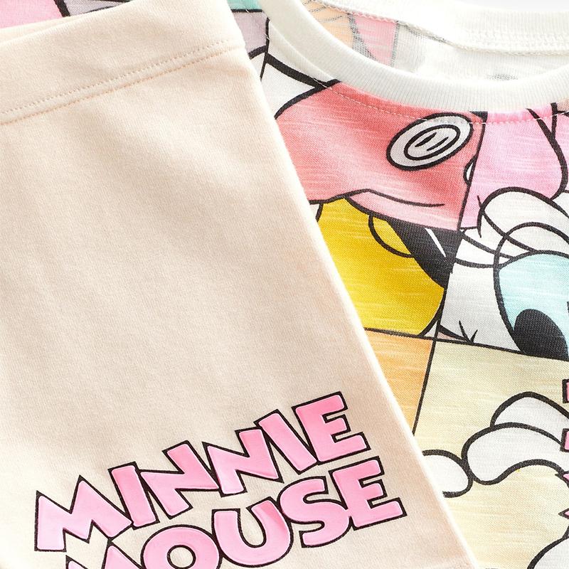 Minnie Mouse Baby Girls Shirt Shorts Outfit Mickey summer costume for Kids Girls Donald Duck kit for Girls Boutique Outfits Sets