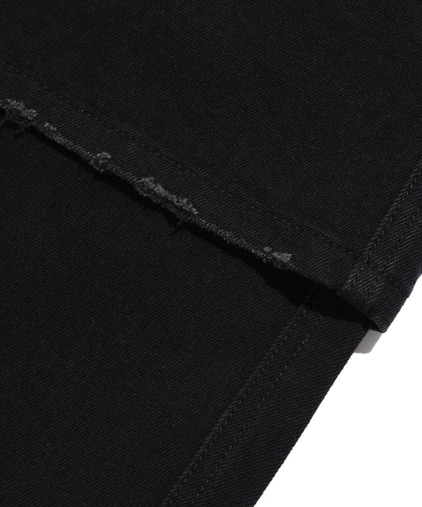 NICEGHOSTCLUB Layered Washed Jeans_Black(Ng2Efud111A)