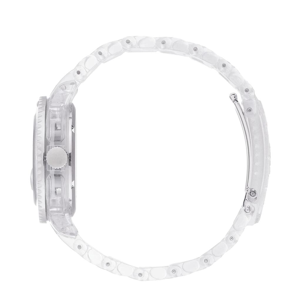 Авторизованный дистрибьютор Часы Ice watch 021435 Ice clear sunset прозрачные бирюзовые Medium Day Date [Ice watch] мужские [ICE sunset]