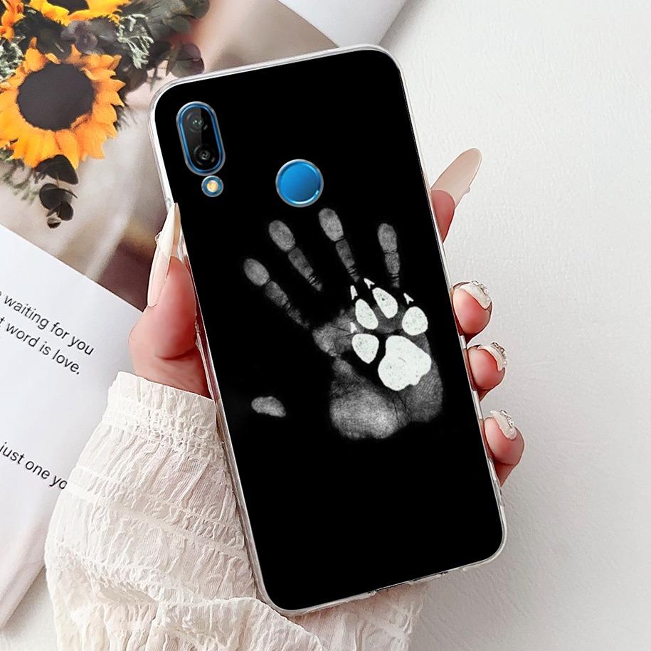 Для чехла Huawei P20 Lite Чехол для телефона ANE-LX1 ANE-LX2 ANE-LX3 Прозрачный Funda Крутой Мультяшный Чехол на Huawei P20Lite Nova 3e Capa