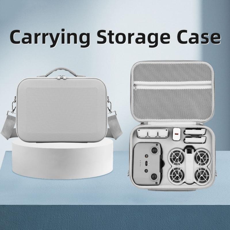 Portable Drones Carrying Case With Inner Compartments, Water Resistant For Drones, Lightweight Design Handbag
