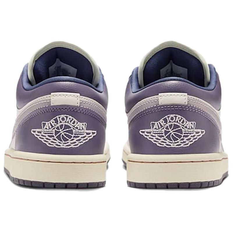 Air Jordan 1 Low Pastel Plum Женские кроссовки Фиолетовый Светло-Мягко-Розовый Сливовый-Туман DZ2768-651