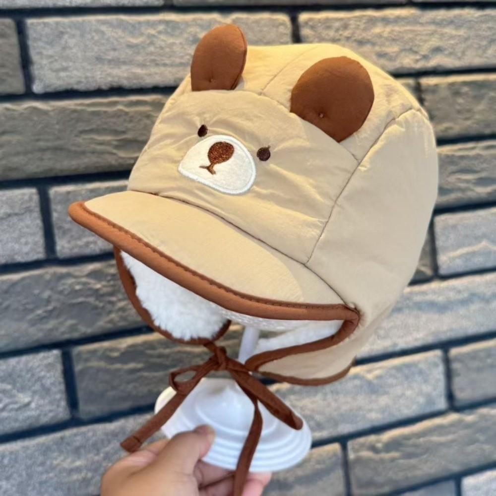 Thickened Children Winter Hat Plush Animal Newborn Beanie New Pullover Cap For Boys
