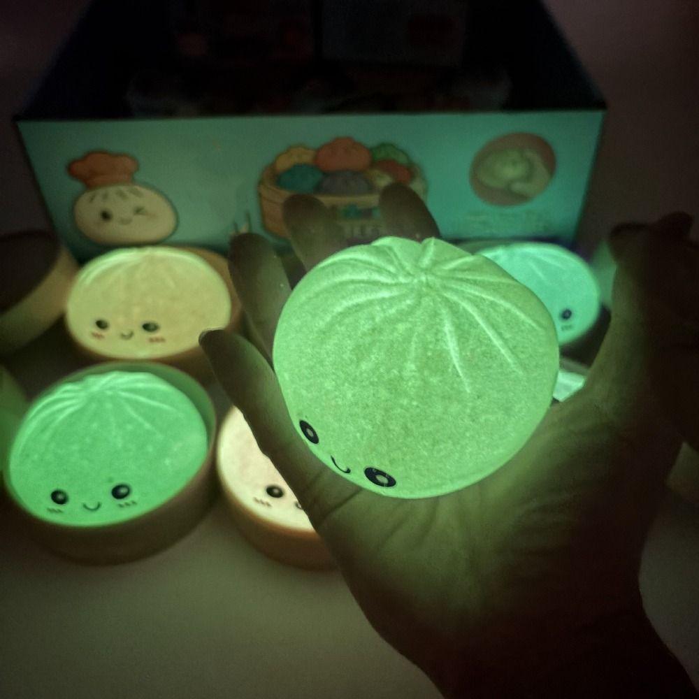 Luminous Squishy Dumpling Noctilucent Sensory Fidget Ball Dumpling Squishy Toys  Kids Adults