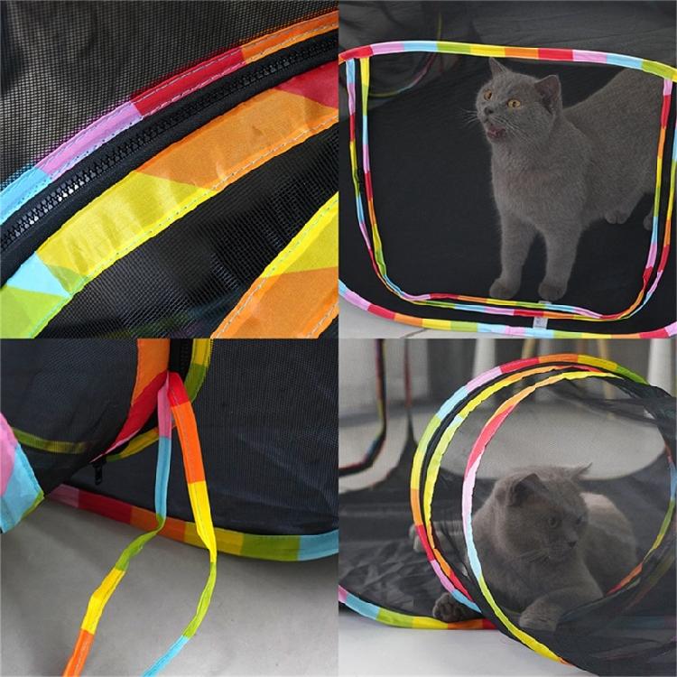 Игровой туннель для кошек, складной, для дома, складной, экономичный, обучающая игрушка