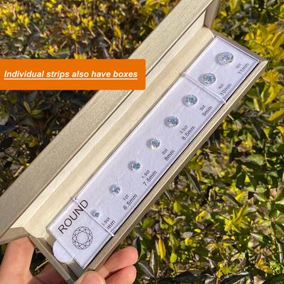 Многоцелевая таблица размеров колец с драгоценными камнями всех форм, включая кубический цирконий, для ювелирных магазинов, для повседневного использования