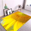 Yellow Sunflower Girl Room Carpet Nordic Cute Floral Rug Bedroom Bedside Mat Decoration Rooms Kitchen Floor Mat Balcony Rug