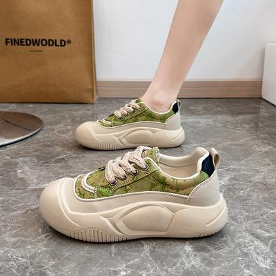 2024 осень маленькие белые туфли новая корейская версия женские студенческие туфли на платформе спортивная обувь повседневная обувь модная ZY-XFL52