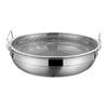 Stainless Steel Filter Basket Reusable Round Mesh Tray Frying Grilling Kitchen Strainer Fruit Vegetable Water Filter Basket