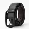 Ремень с пряжкой Мужской из натуральной кожи Двухслойный кожаный Модный Повседневный ремень