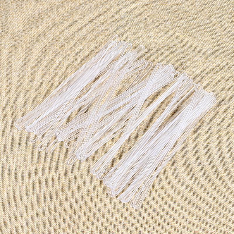 50Pcs Travel Tags Plastic Bag Loops Colorful Luggage Id Label Strap Holder Lanyard Portable Travel Accessories