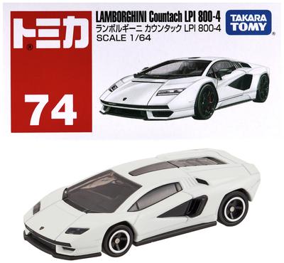 TAKARA TOMY Lamborghini Countach LPI Мини-машинка игрушечная унисекс от 3 лет в коробке Игрушка прошла сертификацию ST Mark TOMICA "Tomica"