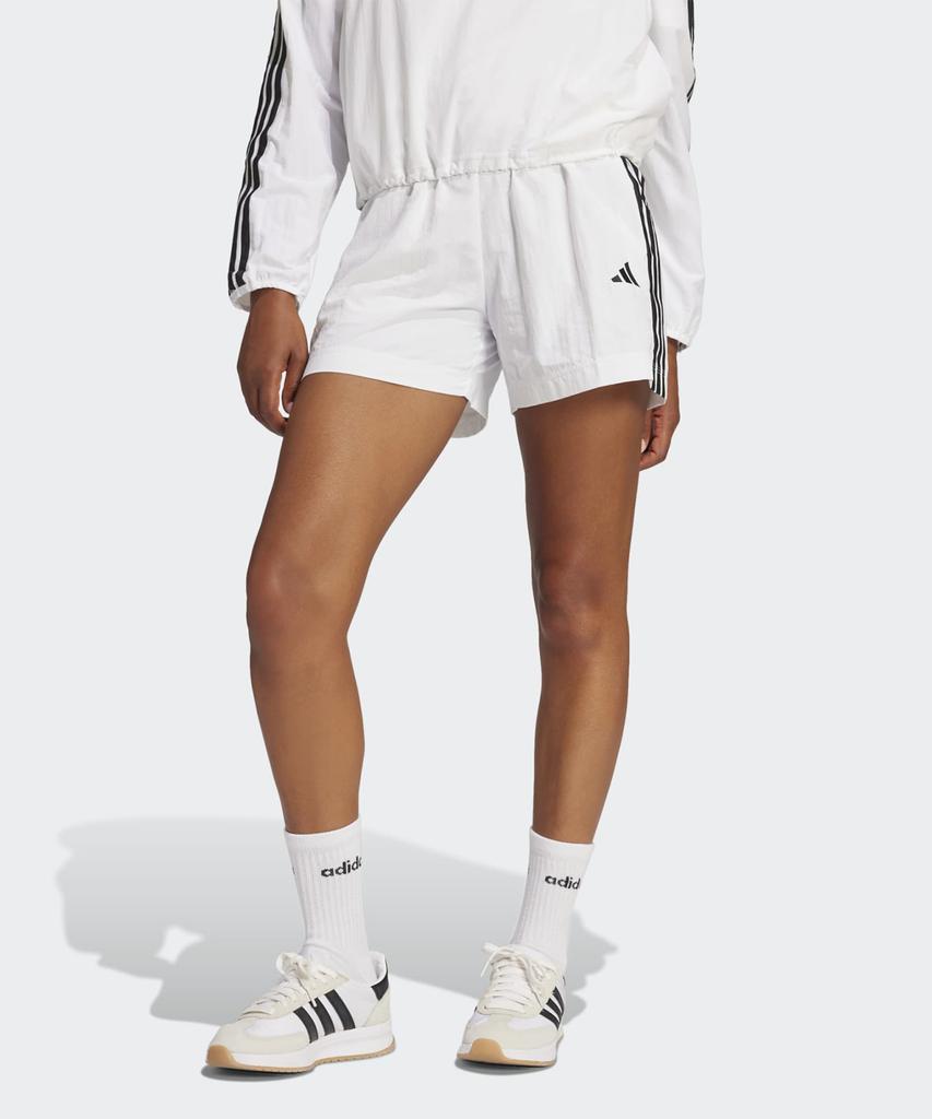 adidas Шорты Lifestyle с 3 полосками - Белые:Черный / Je1310