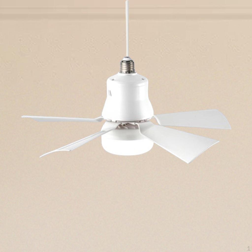 Ceiling Fan with Light 3 Gear Wind Speeds Socket Remotes Control for
