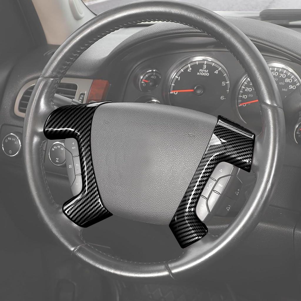 Наклейка-отделка на панель рулевого колеса для Silverado для 2007-2013 Tahoe/Suburban/Avalanche/Silverado/Yukon/Sierra/Escalade для 2012-2017 Captiva Черный