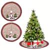 1PC Tree Skirt Xmas Supplies Xmas Tree Base Cover Holiday Christmas Skirt Party Decorations 108cm