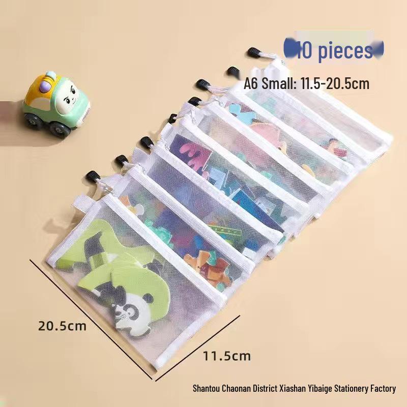 Прозрачная сумка для хранения конструктора Лего с молнией