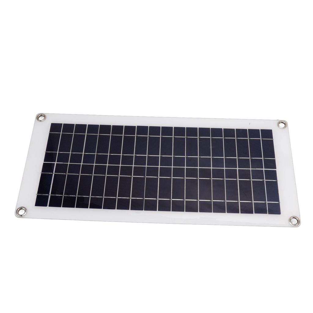 Solar Panel Lightweight Thin Waterproof Portable Flexible Solar Panel with 2 USB Output for Car Home Ship