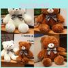 Sweet Cartoon Teddy Bear Plush Doll Premium Soft Stuffed Animal Gift Cute