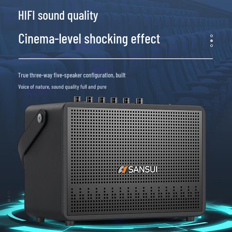 SANSUI E13 Portable KTV Bluetooth Speaker System
